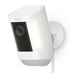 Amazon Ring Spotlight Cam Pro Plug-In Udendørs Overvågningskamera (1920x1080) Hvid