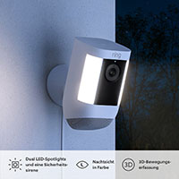 Amazon Ring Spotlight Cam Pro Plug-In Udendrs Overvgningskamera (1920x1080) Sort