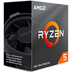 AMD Ryzen 5 4500 CPU - 3.6 GHz 6 kerner - AMD AM4 - (m/Køler)
