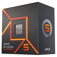 AMD Ryzen 5 7600 Box CPU - 3,8 GHz 6 kerner - AMD AM5 (m/Kler)
