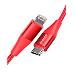 Anker PowerLine+ II USB-C til Lightning kabel 1,8m (MFI) Rød