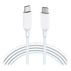 Anker PowerLine III USB-C kabel 1,8m (USB-C/USB-C) Hvid