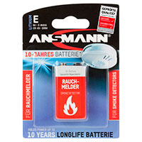 Ansmann 9V batteri (Longlife) 1-Pack