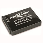 Ansmann A-Nik ENEL12 Nikon Batteri - 7,4V (1400mAh)