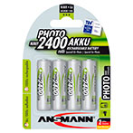 Ansmann Genopladelige AA Batterier 2400mAh (Photo) 4-Pack