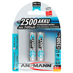 Ansmann Genopladelige AA Batterier (2500mAh) 2-Pack