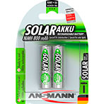 Ansmann Genopladelige AA Batterier 800mAh (Solar) 2-Pack