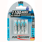 Ansmann Genopladelige AAA batterier (1050mAh) 4-pack