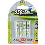 Ansmann Genopladelige AAA Batterier (550mAh) 4-Pack