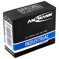 Ansmann Industrial 1,5V AAA Batteri (Lithium) 10-Pack