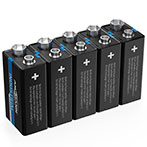 Ansmann Industrial 9V E Batteri (Lithium) 5-Pack
