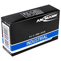 Ansmann Industrial 9V E Batteri (Lithium) 5-Pack