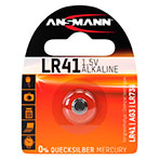 Ansmann LR41 Batteri 1,5V (Alkaline) 1-Pack