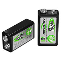Ansmann MaxE Genopladelig E Batteri 8,4V (200mAh) 1-Pack