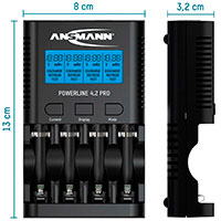 Ansmann Powerline 4.2 Pro Batterilader (4xAA/AAA)