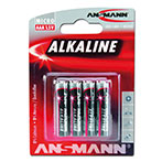 Ansmann Red AAA Batterier (Alkaline) 4-Pack
