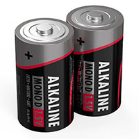 Ansmann Red D Batterier (Alkaline) 2-Pack
