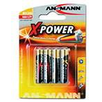Ansmann X-Power AAA Batterier - 4-Pack