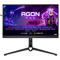 AOC Gaming AG274QZM 27tm LCD - 2560x1440/240Hz - IPS, 1ms