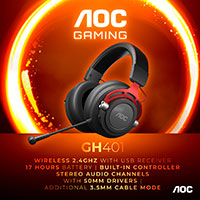 AOC GH401 Trdls Gaming Headset (USB/3,5mm)