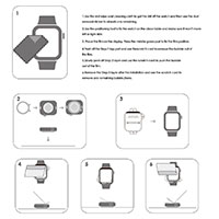 Apple Watch 4/5/6/SE skrmbeskyttelse (40mm) 3-Pack