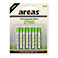 Arcas AAA Genopladelige batterier 2700mAh (NiMH) 4pk