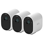 Arlo Essential Spotlight Overvågningskamera (3pk) Hvid