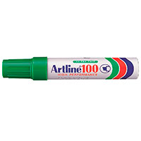 Artline 100 Permanent Marker (7,5-12,0mm) Grn
