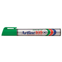 Artline 109 Permanent Marker (2,0-4,0mm) Grn
