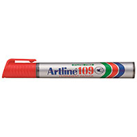 Artline 109 Permanent Marker (2,0-4,0mm) Rd