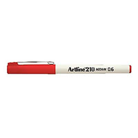 Artline 210 Fineliner Medium (0,6mm) Rd