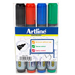 Artline 517 Whiteboard Marker sæt (3mm) 4-pack