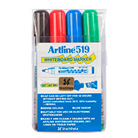 Artline 519 Whiteboard Marker st (2,0-5,0mm) 4-pack
