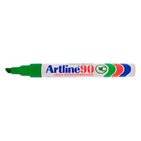 Artline 90 Permanent Marker (2,0-5,0mm) Grn