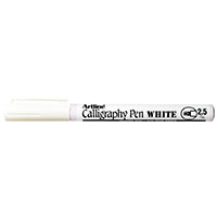Artline 993 Kalligrafi Pen Permanent (2,5mm) Hvid