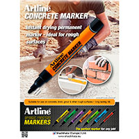 Artline Cement Marker (1,5mm) Sort