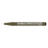 Artline Drawing System Fineliner (0,05mm) Sort