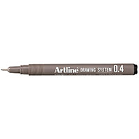Artline Drawing System Fineliner (0,4mm) Sort