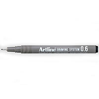 Artline Drawing System Fineliner (0,6mm) Bl