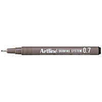 Artline Drawing System Fineliner (0,7mm) Sort
