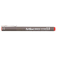 Artline Drawing System Fineliner (0,8mm) Rd