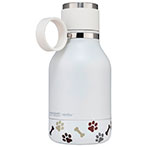 Asobu Termoflaske m/Hundeskål (0,975 Liter) Hvid