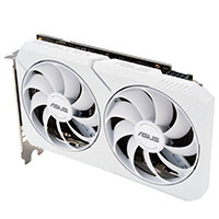 ASUS Dual White OC LHR Garfikkort - NVIDIA GeForce RTX 3060 - 8GB GDDR6