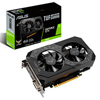 Asus GeForce TUF-GTX1650-4GD6-GAMING Grafikkort - NVIDIA GeForce GTX 1650 - 4GB GDDR6