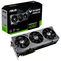 Asus GeForce TUF-RTX4080-16G-GAMING Grafikkort - NVIDIA GeForce RTX 4080 - 16GB GDDR6X