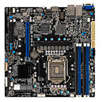 Asus P12R-M Intel C252 Bundkort, LGA 1200, DDR4 Micro-ATX