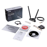 Asus PCE-AX58BT PCIe Kort - 2402 Mbps (WiFi/Bluetooth)