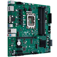 Asus Pro B660M-C D4-CSM Bundkort, Intel B660 LGA1700, DDR4 mATX