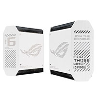 Asus ROG Capture GT6 AiMesh Router TriBand AX10000 (WiFi 6) Hvid - 2pk