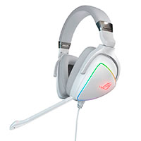 Asus ROG Delta USB-C Gaming Headset m/RGB (HiFi lyd) Hvid